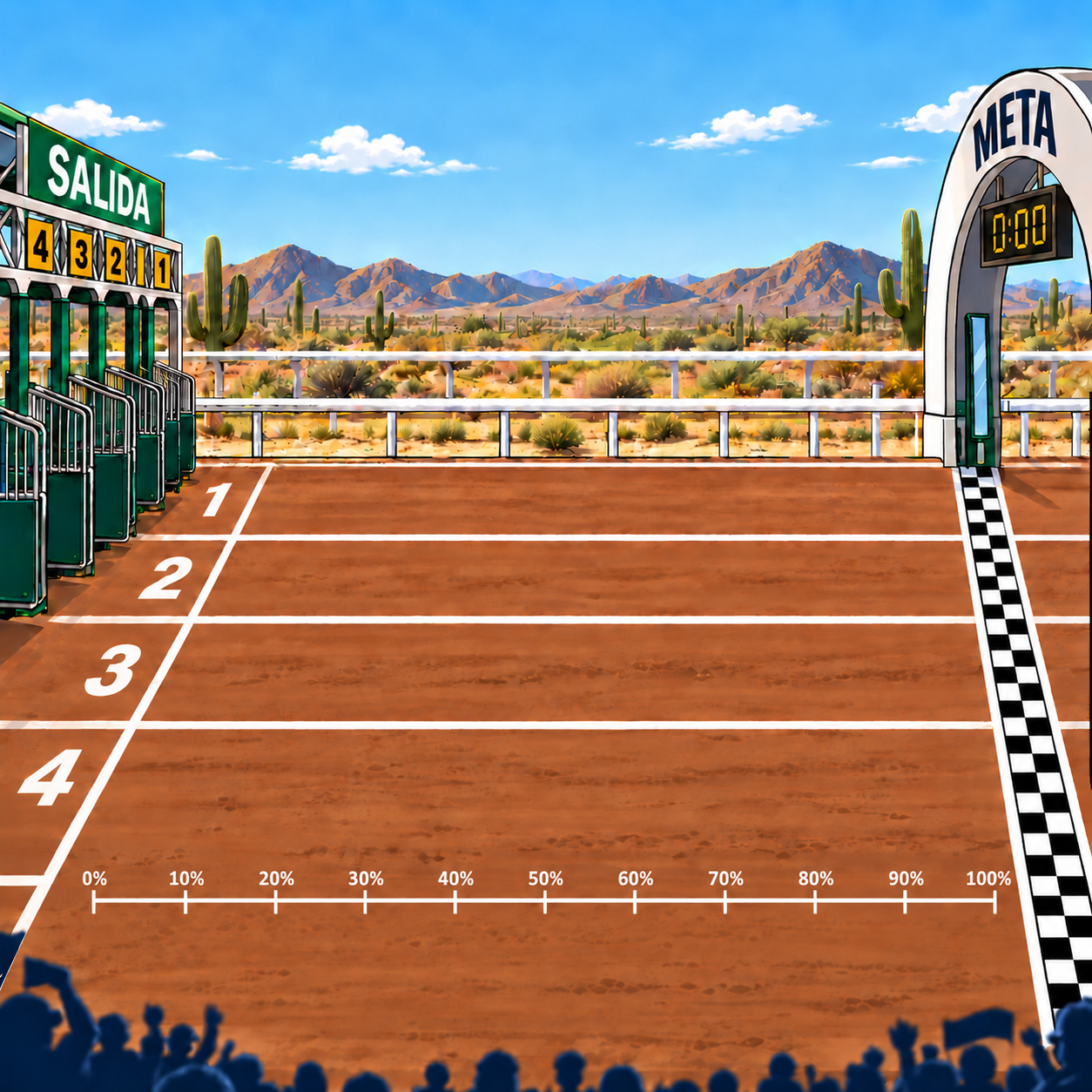 Pista de carreras de caballos
